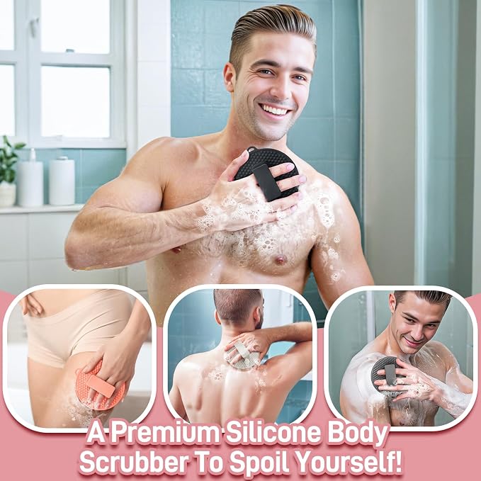 Foot Brush/Foot File/Silicone Body Scrubber Set, 3-in-1 Foot Scrubber - Image 9
