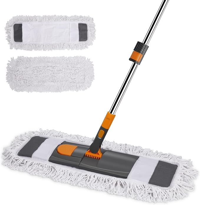MASTERTOP Dust Mop for Floor Cleaning, Microfiber Floor Mop by MASTERTOP