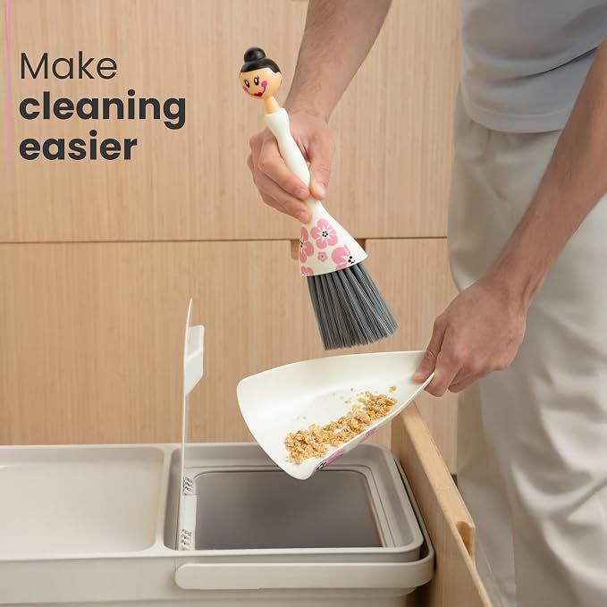 Vigar Mini Broom and Dustpan Set, Small Broom and Dustpan Set - Image 4