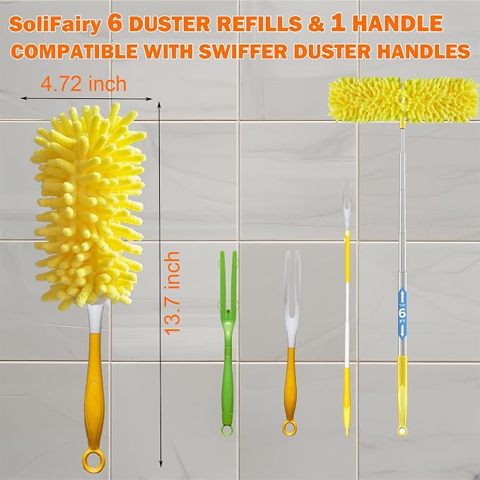 Duster Refill for Swiffer Duster, Reusable Duster Refill Compatible - Image 8