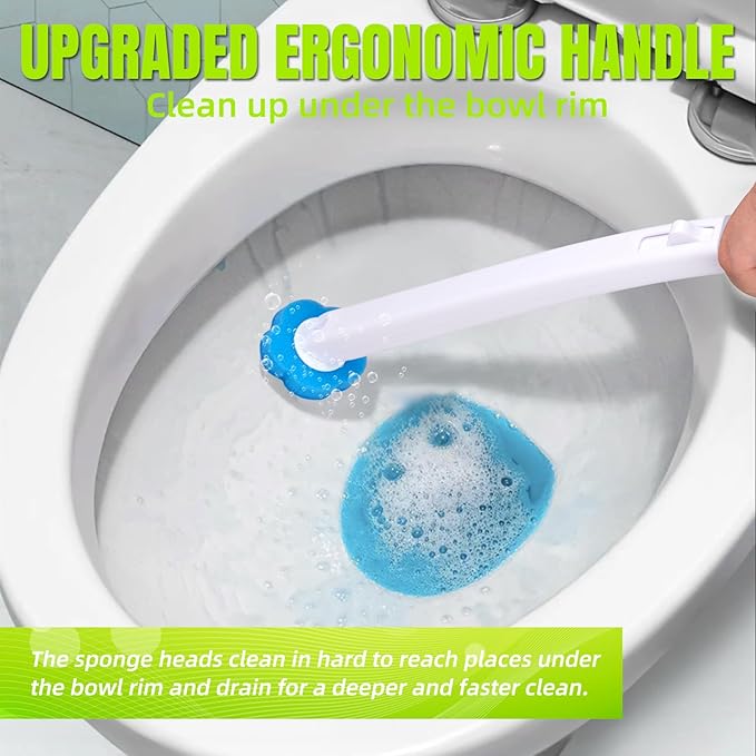 KOKL Disposable Toilet Brush, Toilte Wand Kit, Toilet Brushes and Holders - Image 4