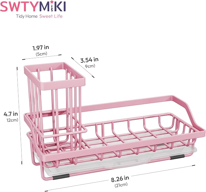 SWTYMIKI Sink Caddy Sponge Holder - Image 7