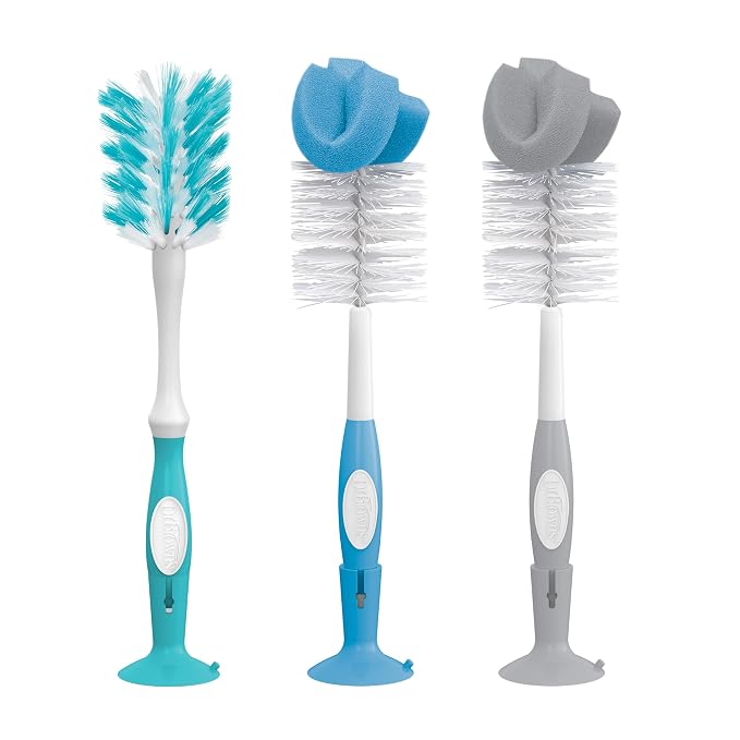 Dr. Brown's Reusable Sponge Baby Bottle Cleaning Brush - Image 2