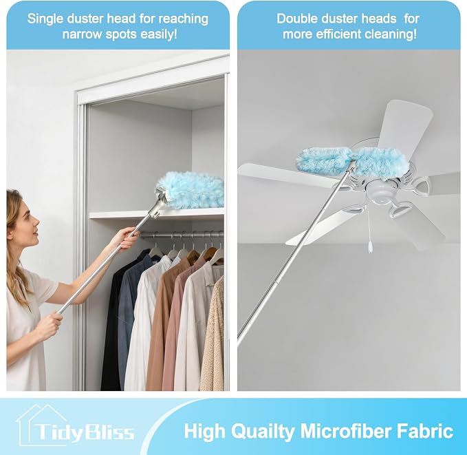 6 ft Extendable Dusters for Cleaning Compatible - Image 8