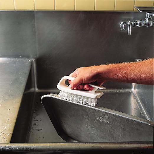 SPARTA 4002409 Ergonomic Iron-Shaped Handle Scrub Brush - Image 6