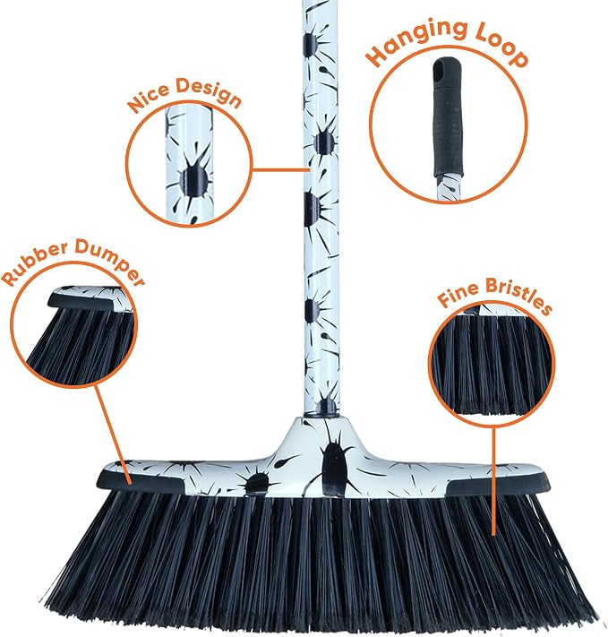 Splash Design Dustpan and Broom Set - Image 4