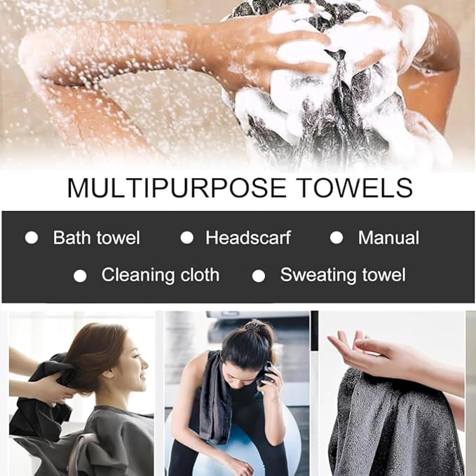 Shiny Microfiber Wipes Bath Shower Cleaning Cloths, 23.62 X 15.75 Inches - Image 2