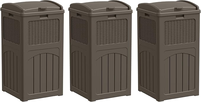 Greesum 33 Gallon Outdoor Trash Can by BuynowfromGreesum