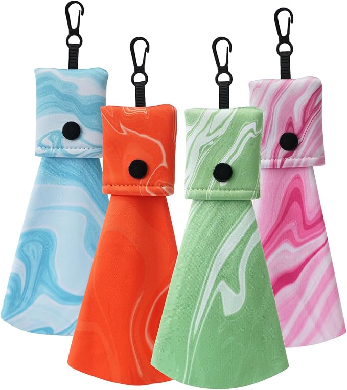 Colorful Glasses Cleaning Cloth Microfiber Wipes Portable Keychain Eyeglasses by Unknown