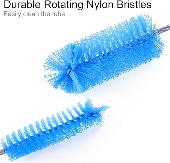 Flexible Long Drain Brush, Double Elastic Ended Nylon Cleaner Hose Tube Pipe - Image 4