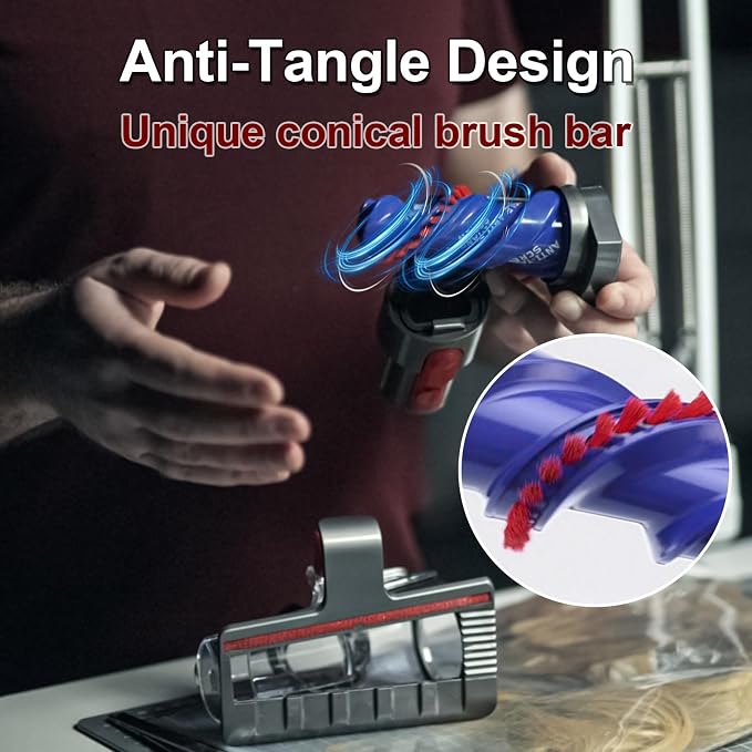 Mini Motorized Tool Brush Head for Dyson V7 V8 V10 V11 V15 Cordless Vacuum - Image 7