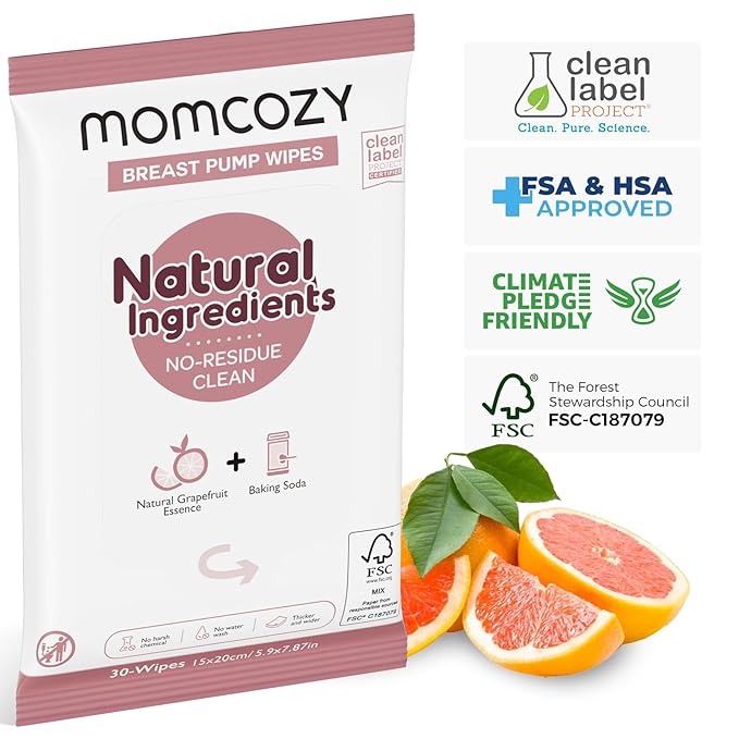 Momcozy Natural Breast Pump Wipes - Image 5