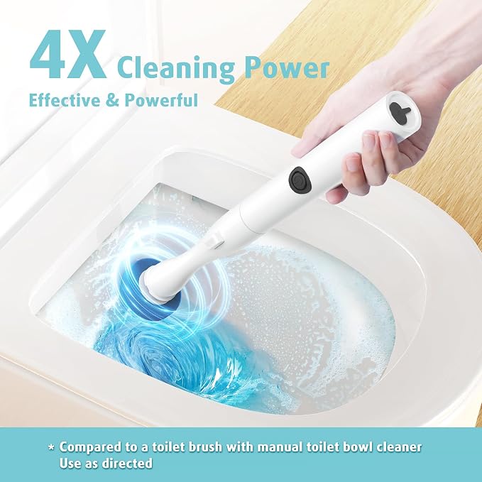 20 Count Electric Toilet Refill Pads, Disposable Toilet Brush Heads Refills - Image 5