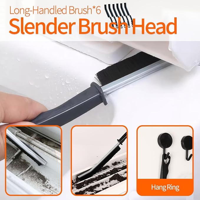 19 Pcs Small Crevice Cleaning Brush Set, Groove Gap Cleaning Tool - Image 4