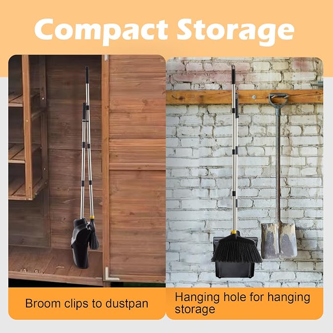 Outdoor Broom and Dustpan Set - Image 7