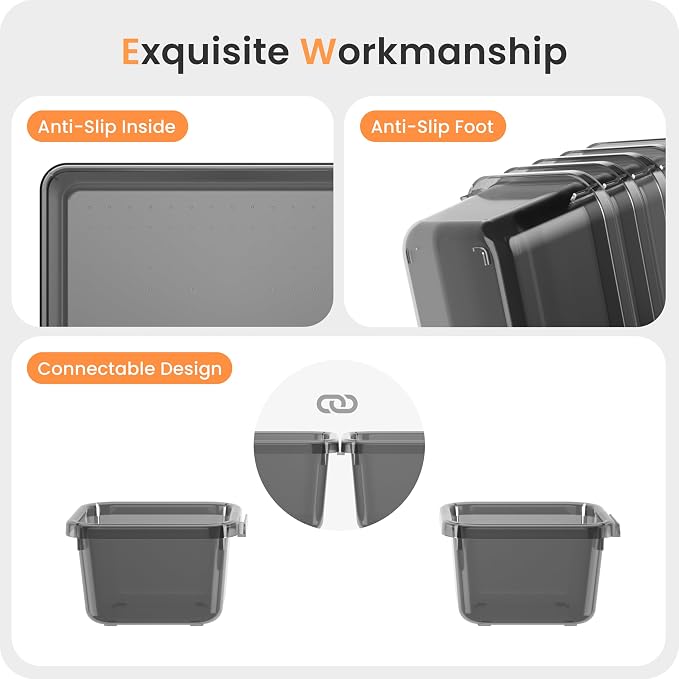 【Military Grade】 Drawer Organizer, 【】 Clear Makeup organizer - Image 8