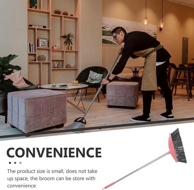 Ciieeo Heavy-Duty Broom, Stainless Steel Broom - Image 8
