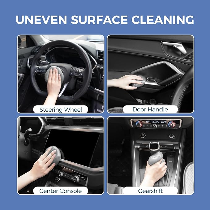 CLICK CLEAN 2Pcs Cleaning Gel for Car, 7oz Car Detailing Tools, Cleaning Putty - Image 6