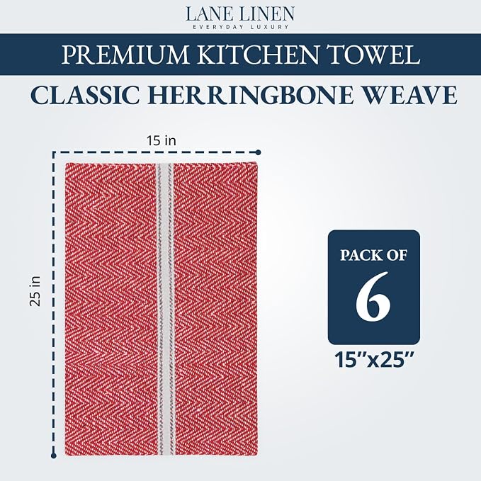 LANE LINEN Kitchen Towels Set - Image 2