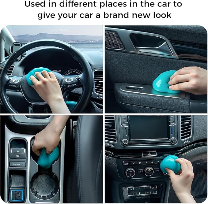 Car Cleaning Gel, Automotive Dust Car Crevice Cleaner, Slime Auto Air Vent and - Image 2