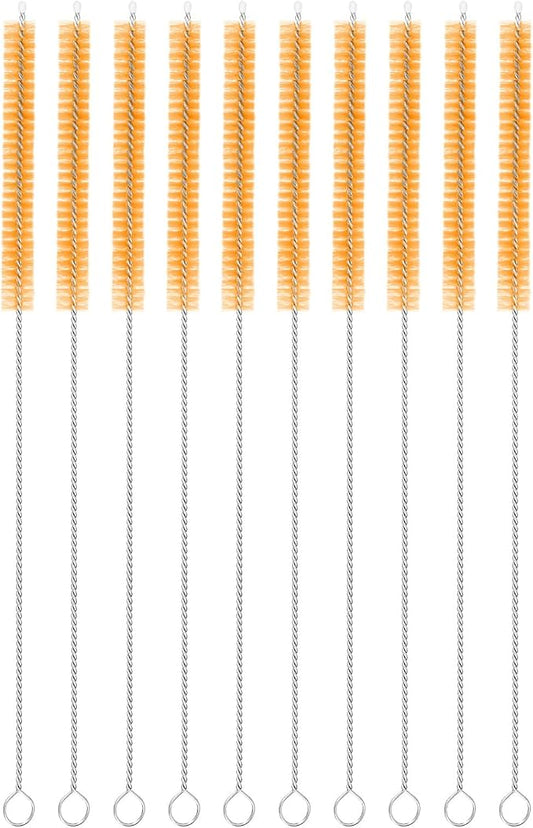 uxcell 10Pcs Drinking Straw Cleaning Brushes, Sippy Cup, Bottle and Tube by uxcell