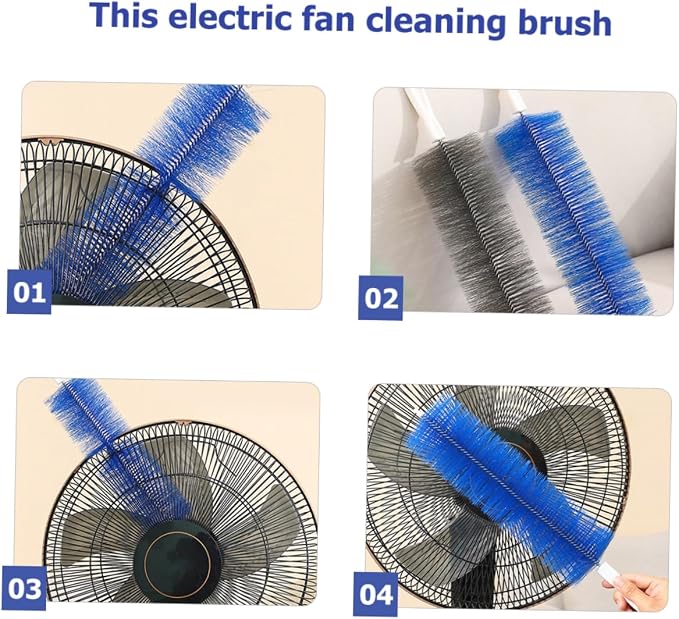 Ergonomic Handle Fan Cleaning Brush 4 Pack Box Fan Dust Brush Air Conditioner - Image 4