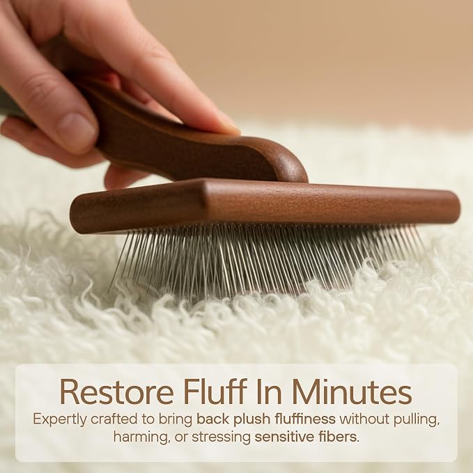 WaySoft Sheepskin Rug Brush - Image 2