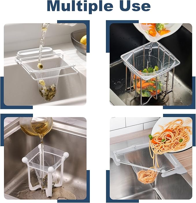200 PCS Large Kitchen Disposable Mesh Sink Strainer Bag - Image 5