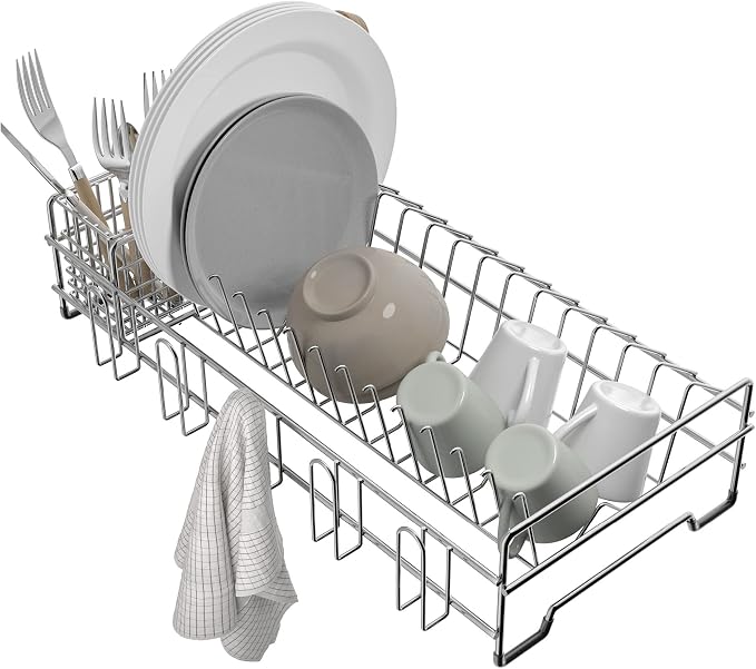 Kraus Workstation Kitchen Sink Dish Drying Rack Drainer and Utensil Holder - Image 11