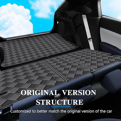 Cargo Mat & Backrest Mats for 2023 2024 2025 Kia Sportage Accessories, All Weather Waterproof Rear Cargo Liner Rear Trunk Liner Back Seat Cover Protector(Only Fits Without Speaker Model)