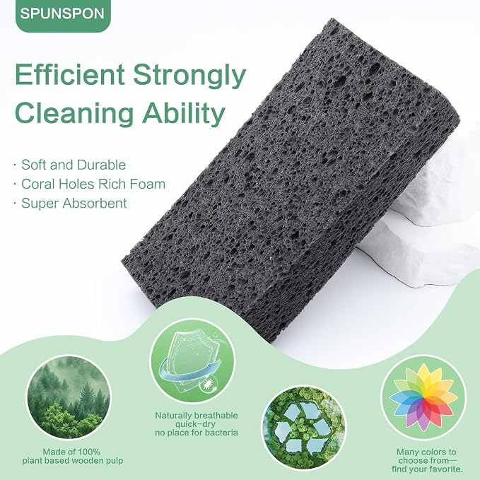 Large Cellulose Sponges, Kitchen Sponge - Image 4