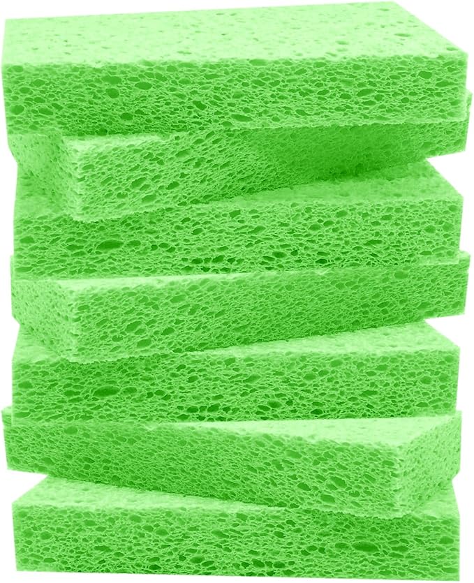 Large Cellulose Sponges, Kitchen Sponge by Mainlyrunmakeupsuppliers