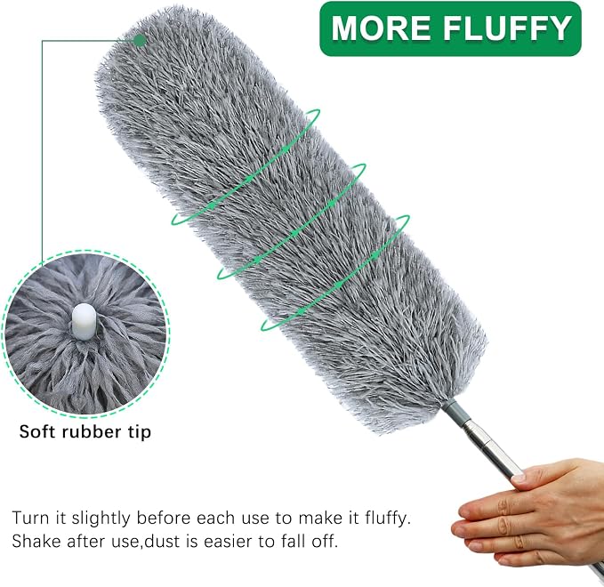100" Microfiber Feather Dusters - Image 4