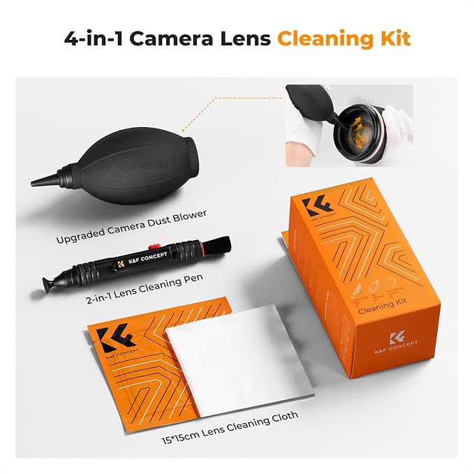 K&F CONCEPT 4-in-1 Camera Lens Cleaning Kit - Image 2