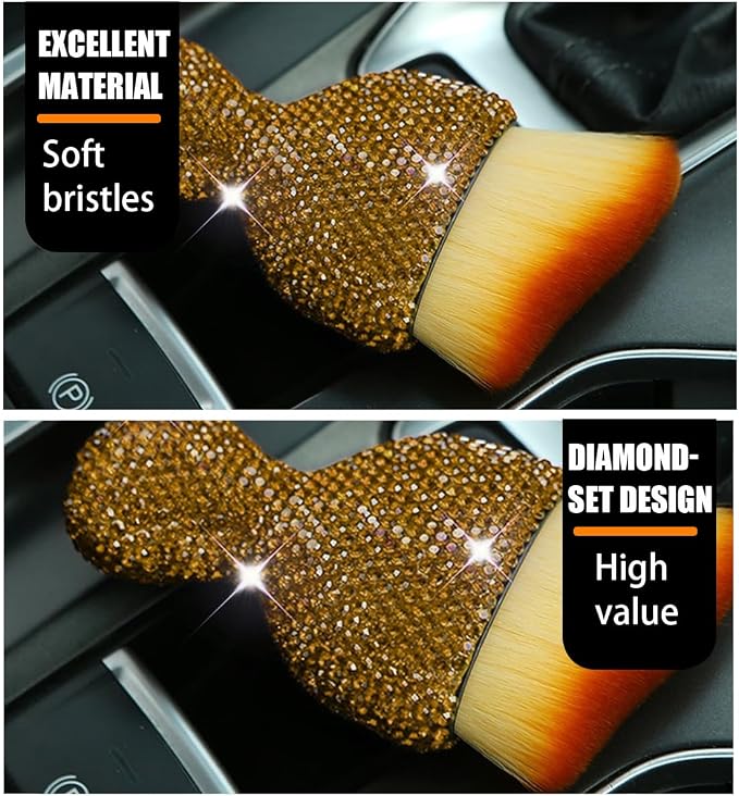 zipelo Auto Interior Dust Brush, Car Detailing Cleaning Brush - Image 5