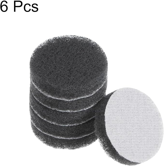 HARFINGTON 6pcs Drill Power Brush 2 inch Tile Scrubber Scouring Pads 800-1000 - Image 6