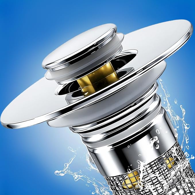 Bathroom Sink Drain Strainer, Pop-up Sink Drain Strainer - Image 3