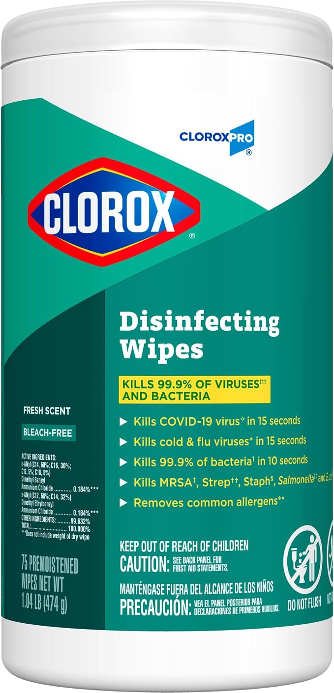 CloroxPro Clorox Disinfecting Wipes, Fresh Scent - Image 10