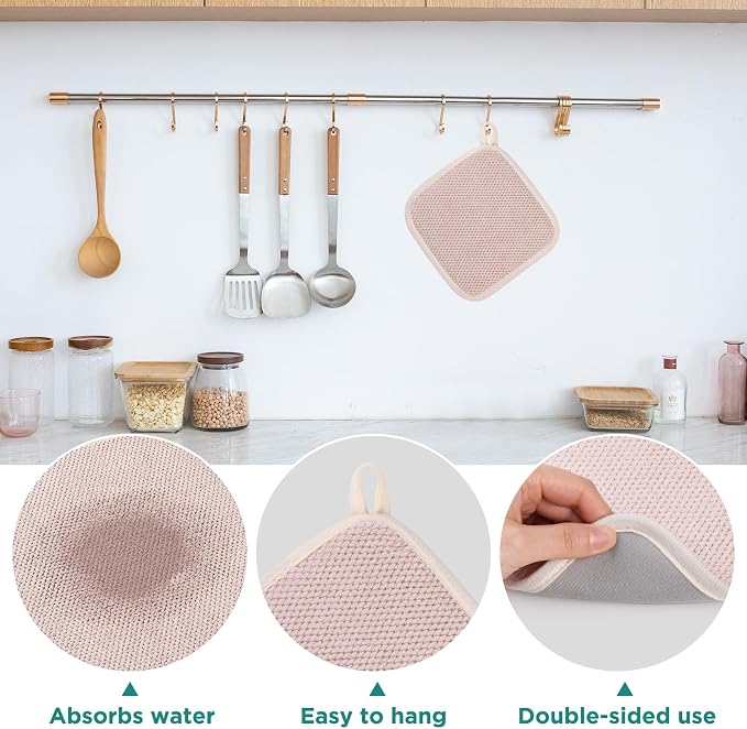 Microfiber Dish Drying Mat, Super Absorbent Kitchen Dish Drying Pad - Image 4