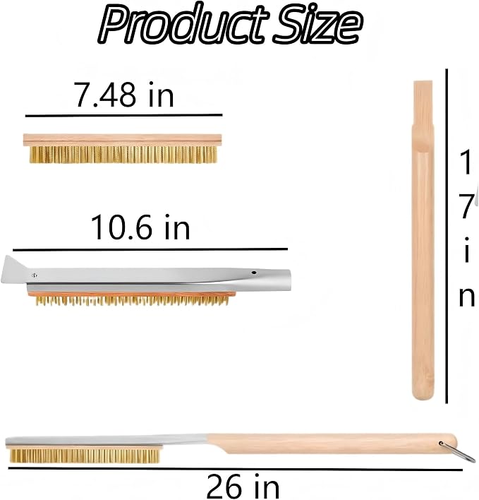 Thornfield 26” Pizza Oven Brush - Image 6