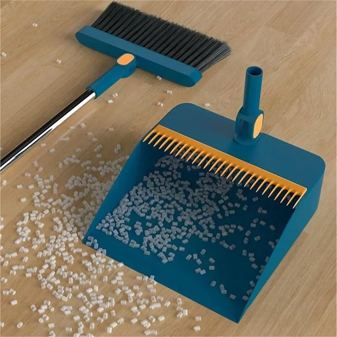 2PCS/Set Broom and Scoop Set Folding Dustpan High-end Bathroom Water Wiper to - Image 6