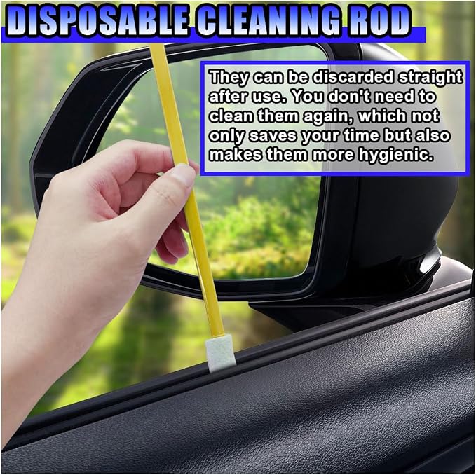 Cleaning Swab Sticks, Small Cleaning Sponge Tip - Image 3