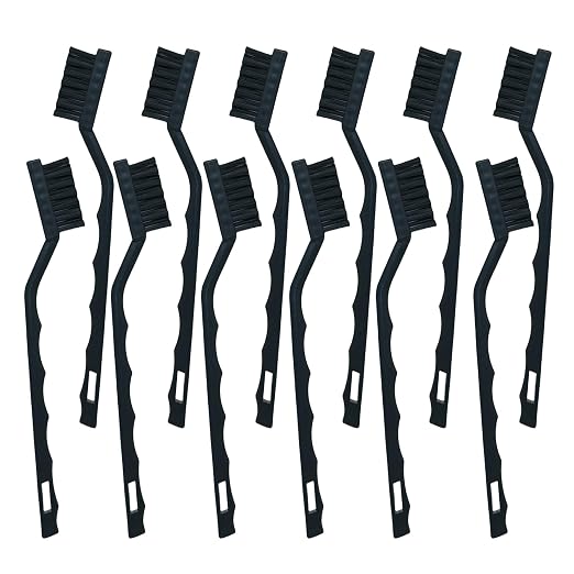 12PCS Anti Static ESD Cleaning Brush Kit – Precision Nylon Wire Brushes by AUVOTTOKA