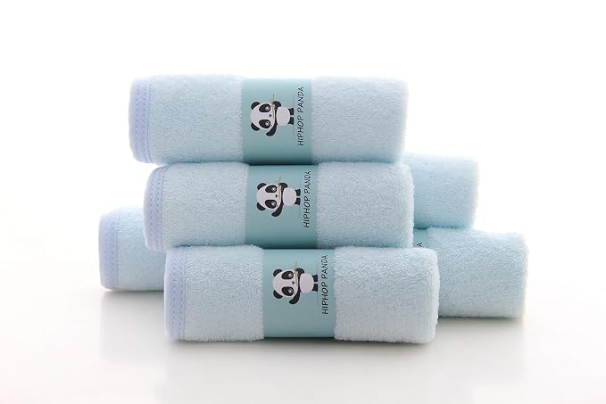 HIPHOP PANDA Baby Washcloths, Rayon Made from Bamboo - Image 2