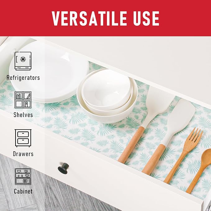 Cooyes Absorbent Refrigerator Liners, Non Slip Fridge Bin Liners and Mats - Image 6