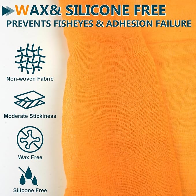 4 Pack Tack Cloths, 17.7" x 35.4" Premium Tack Rags - Image 5