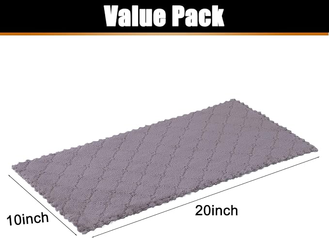 Mordimy 24 Pack Kitchen Towels, Super Soft and Absorbent Dish Towels, Coral - Image 5