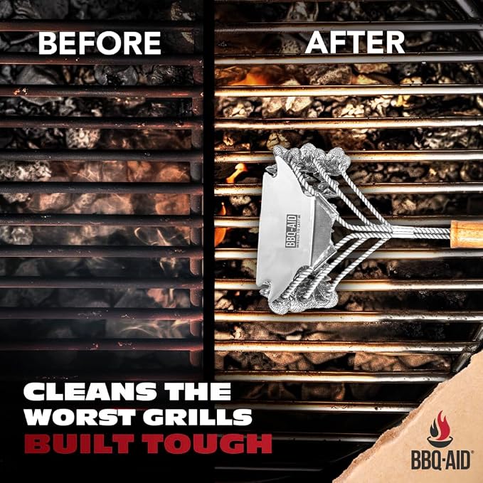 BBQ-AID Grill Brush for Outdoor Grill Bristle Free - Image 3