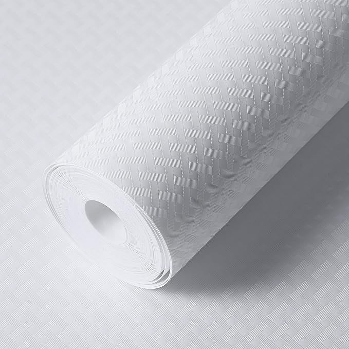 White Shelf Liner Kitchen Cabinet Liners Refrigerator Liners Waterproof & by StaHom