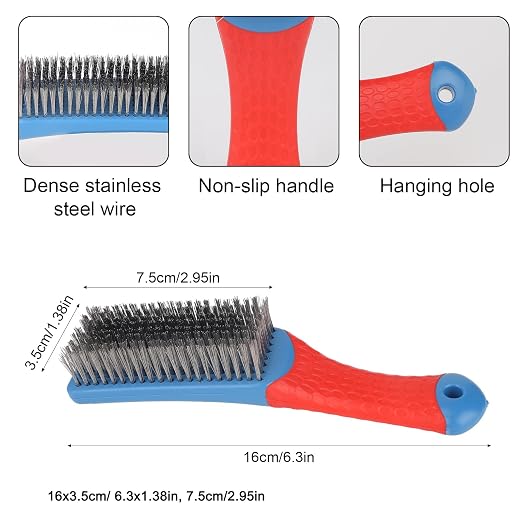 4pcs Stainless Steel Wire Brushes - Image 2